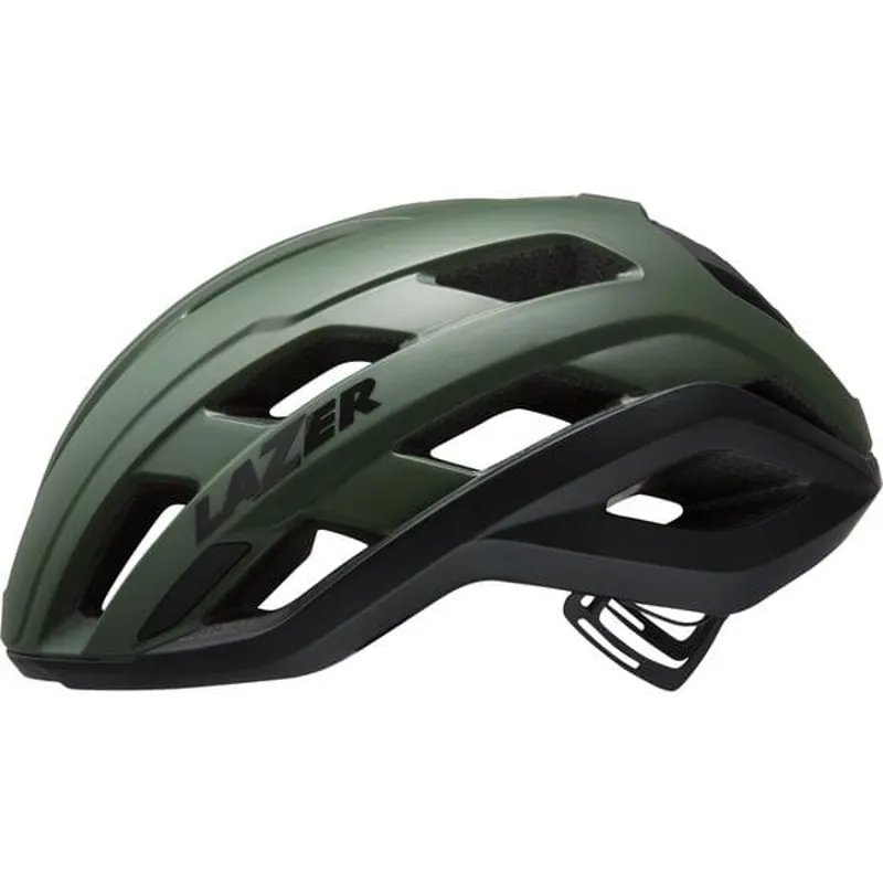 Lazer Strada KinetiCore Road Cycling Helmet - Matte Green-2